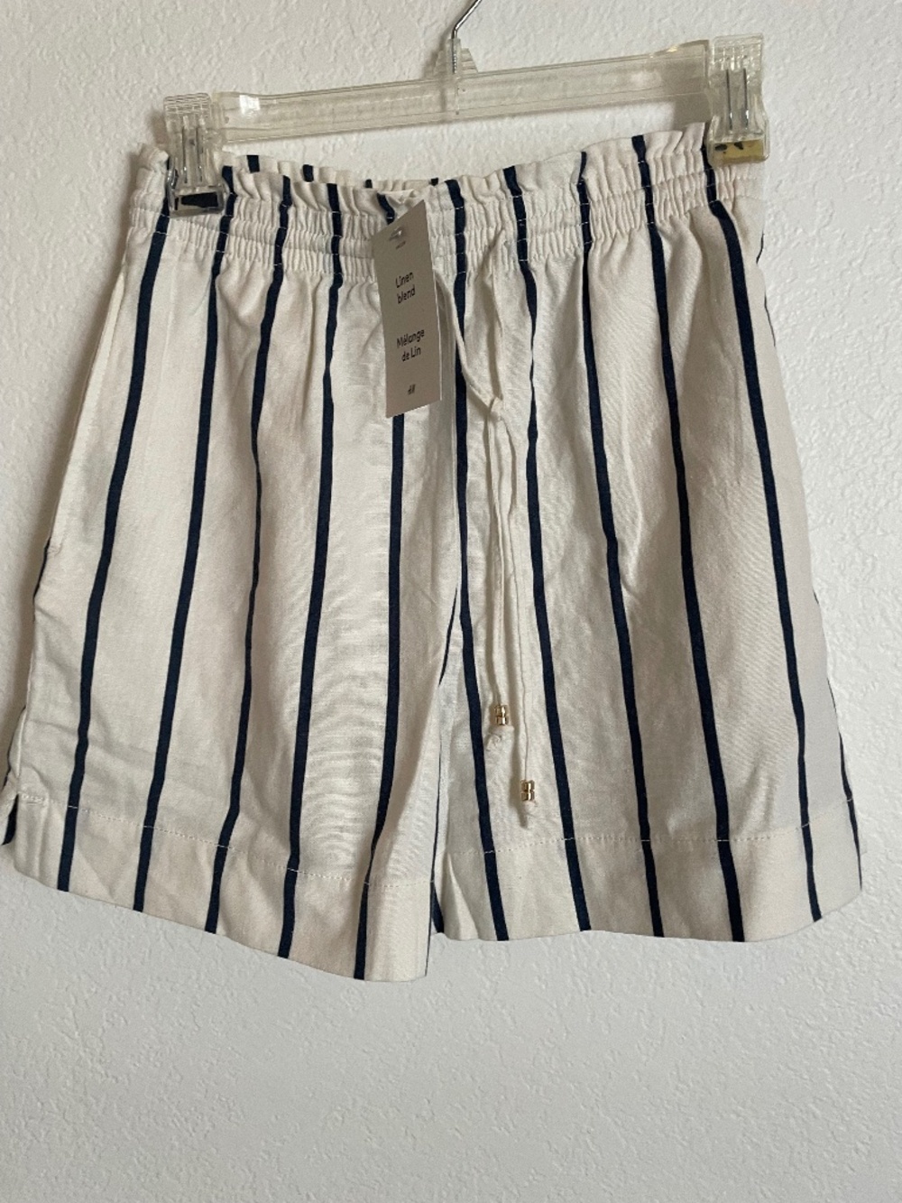 Linen H&M shorts new size XS